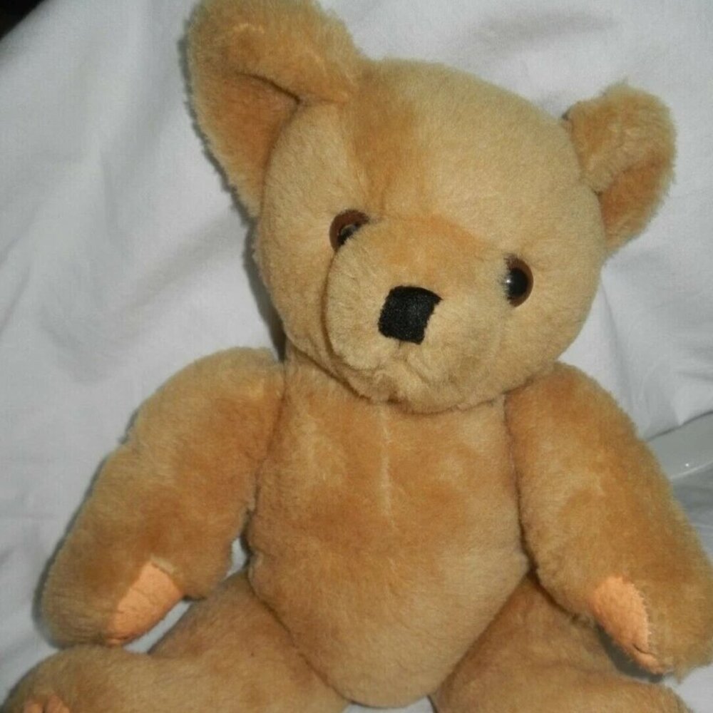 Lillian Vernon Teddy Bear Plush - 100% Wool - 13''